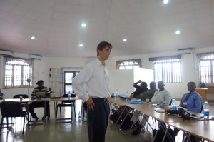 Advisor for the Partner for Peace, Mr Nate Haken addressing the participants