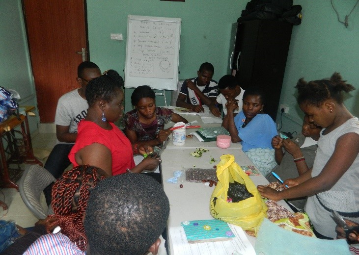 Inclusive art and craft training for disabled children