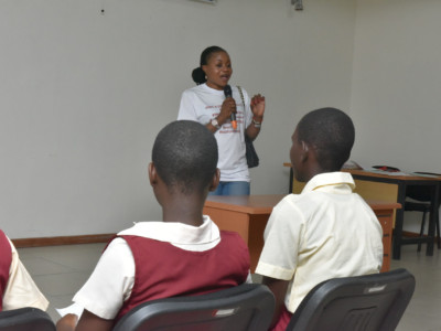 Founder of Hopes and Dreams Initiatives facilitating the session